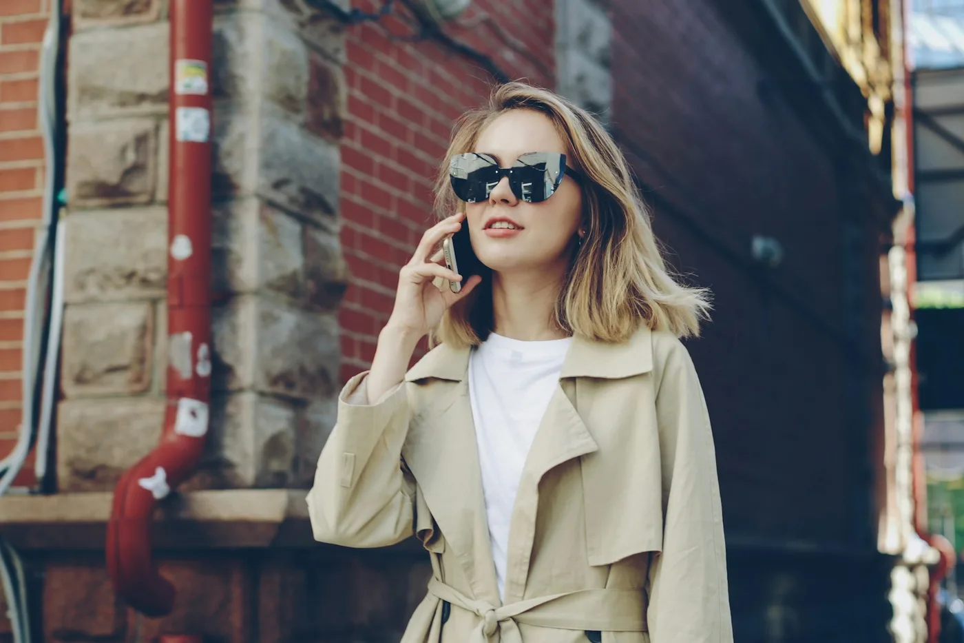 Long Cotton Gabardine Trench — Series 15