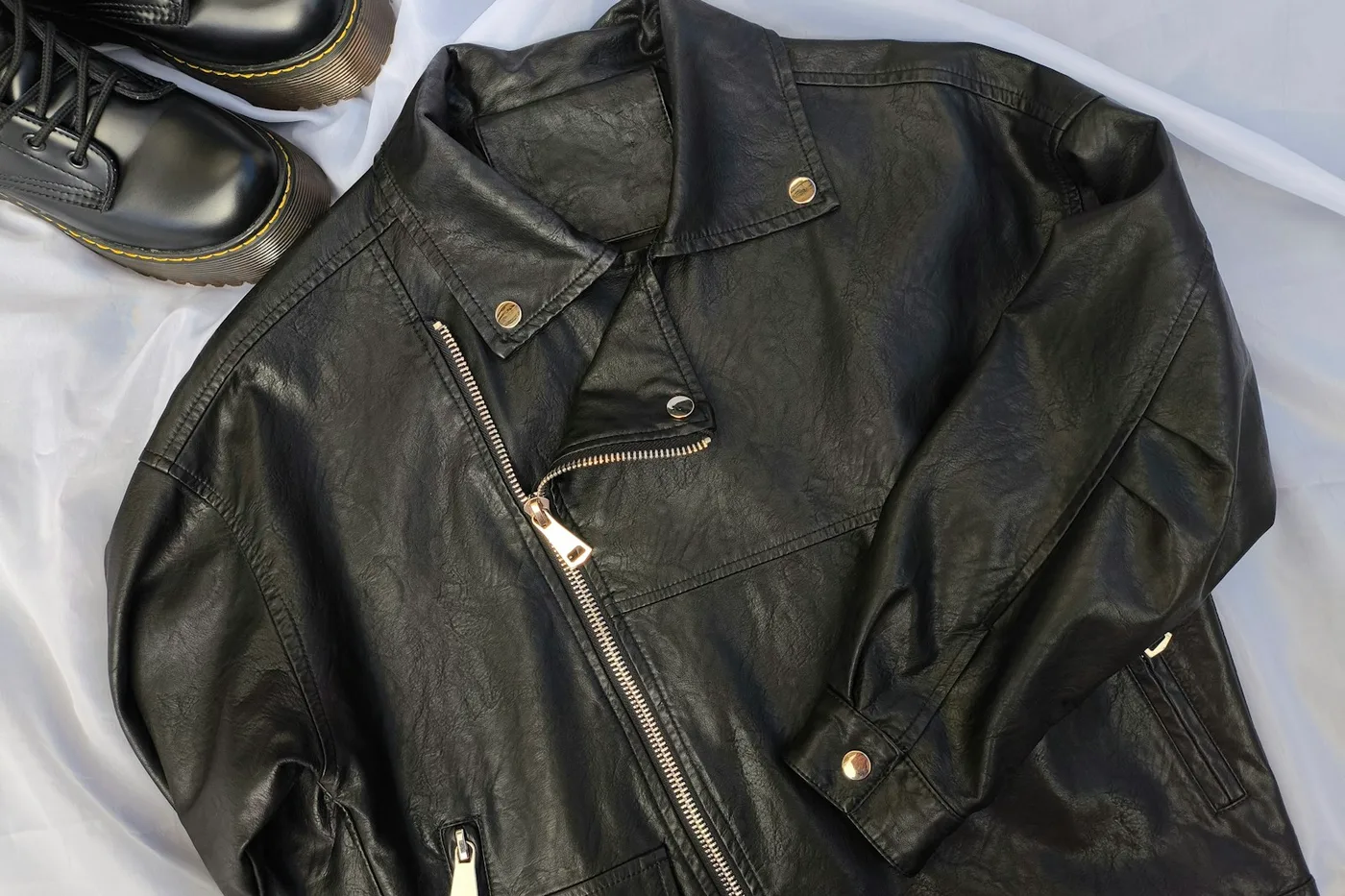Collection Lambskin Biker Jacket — Series 06