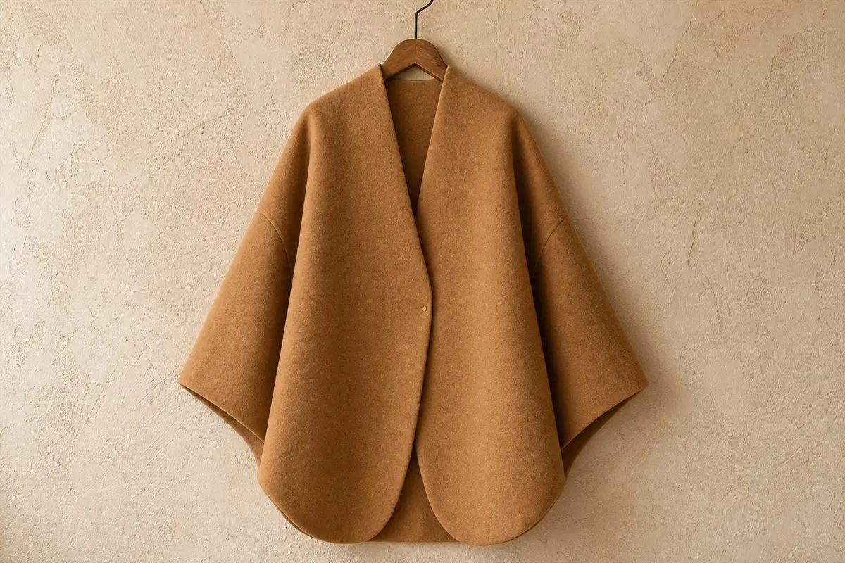 Cashmere-Blend Cocoon Coat — Series 11