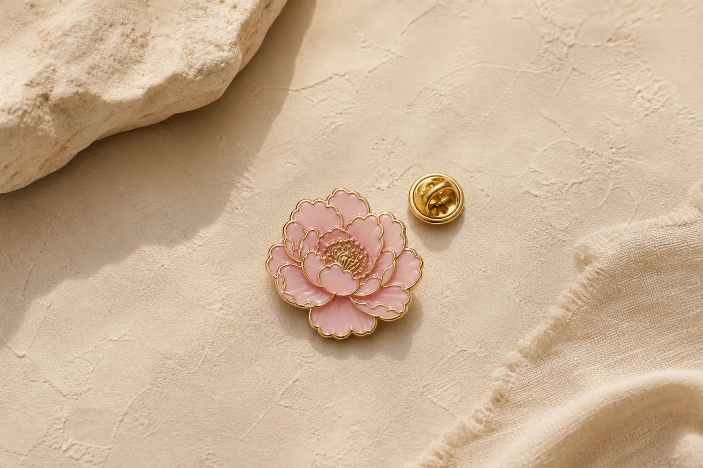 Edition Enamel Flower Pin — Series 08