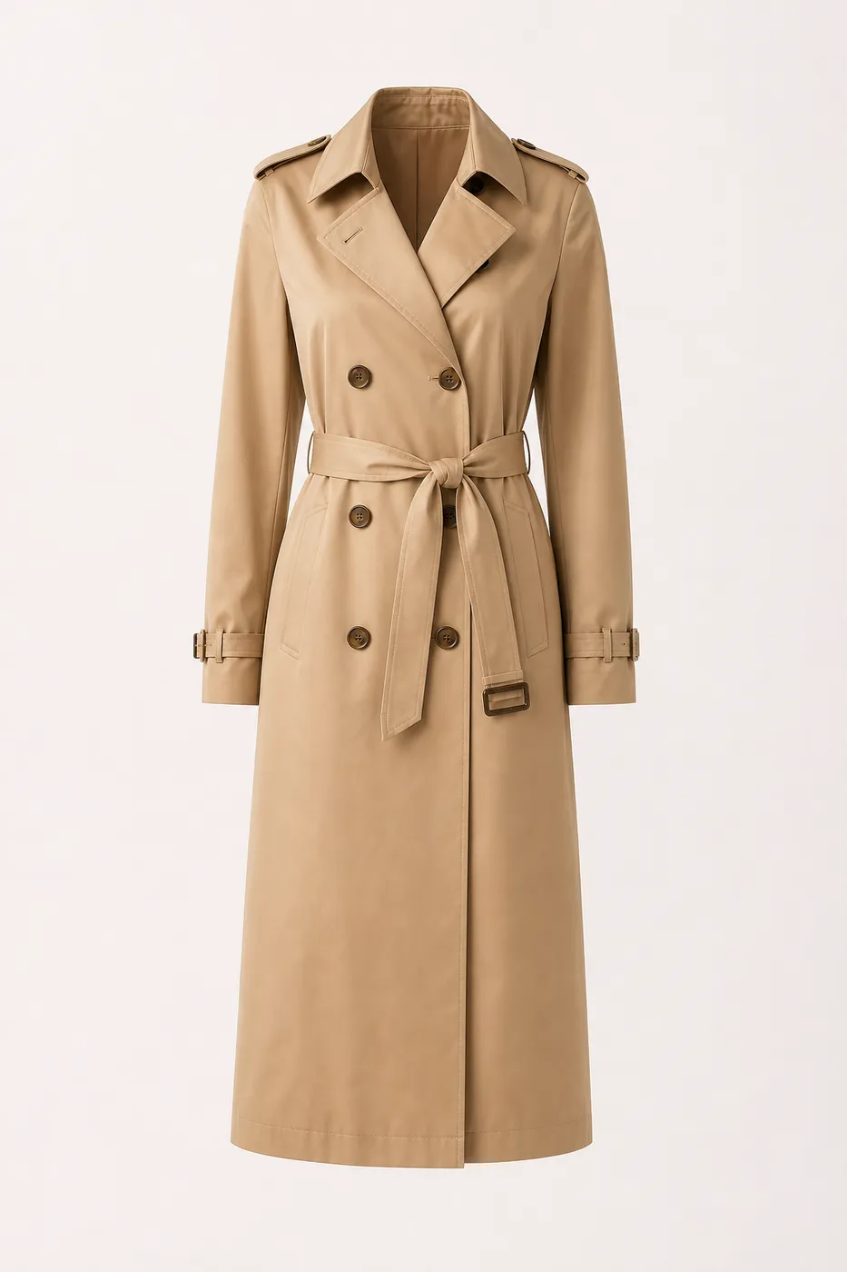 Long Coated Cotton Trench — Series 23